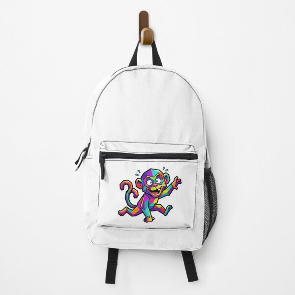 Item preview, Funny Crazy Monkey – Cheerful Ape Sticker for Kids and Young People designed and sold by bsbd-action.