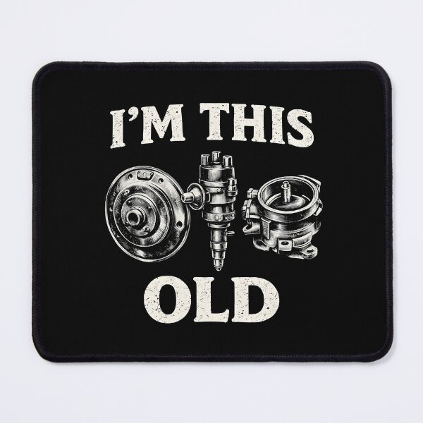 Item preview, I'm This Old Funny Classic Car Parts Mechanic designed and sold by NQArtist.