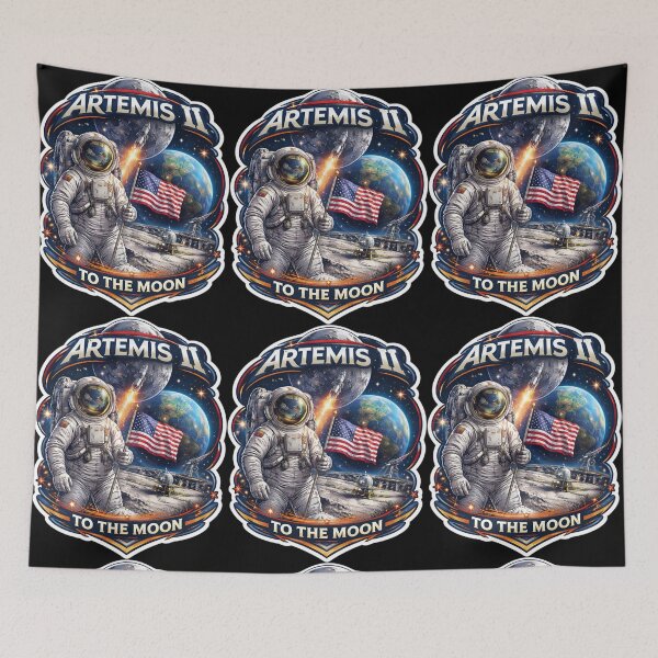 Item preview, Artemis II To The Moon Astronaut | Space Mission NASA Inspired Design designed and sold by Bhaskar Digital Art.