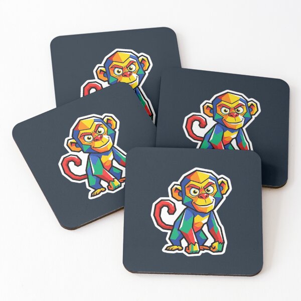 Item preview, Bold Leader Monkey – Primary Color Monkey T-Shirt for the Brave designed and sold by bsbd-action.