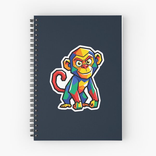Item preview, Bold Leader Monkey – Primary Color Monkey T-Shirt for the Brave designed and sold by bsbd-action.