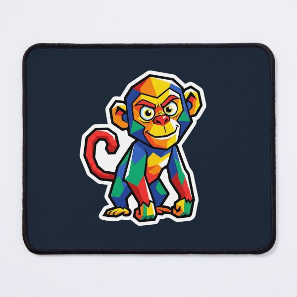 Item preview, Bold Leader Monkey – Primary Color Monkey T-Shirt for the Brave designed and sold by bsbd-action.