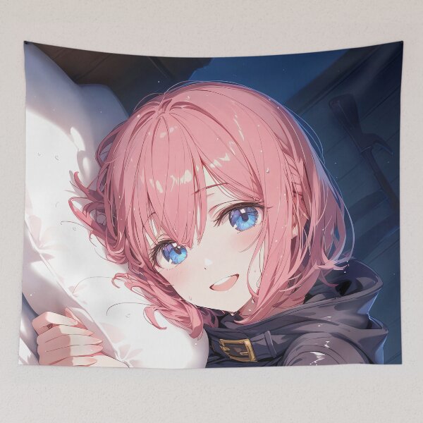 Item preview, Yui Cozy Night Smile Princess Connect Game Anime Girl designed and sold by PMartistStudio.