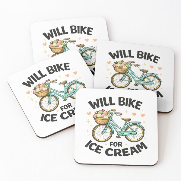 Item preview, Will Bike for Ice Cream designed and sold by JODYSMORGAN.