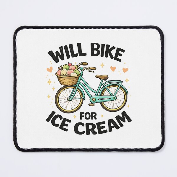 Item preview, Will Bike for Ice Cream designed and sold by JODYSMORGAN.