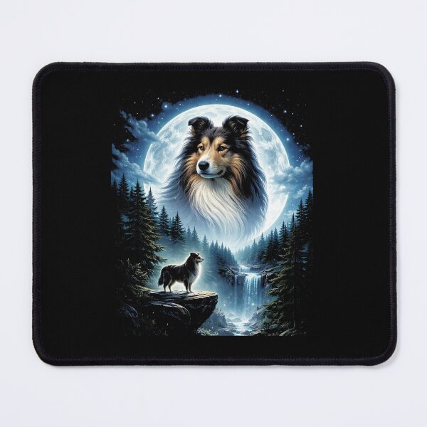 Item preview, Rough Collie Howling to The Moon designed and sold by NQArtist.