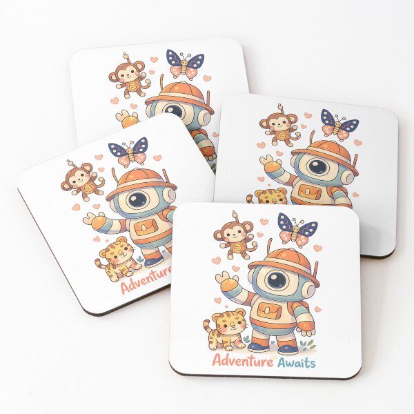 Item preview, Adventure Awaits Little Robot Explorer Design designed and sold by SoftSproutstu.