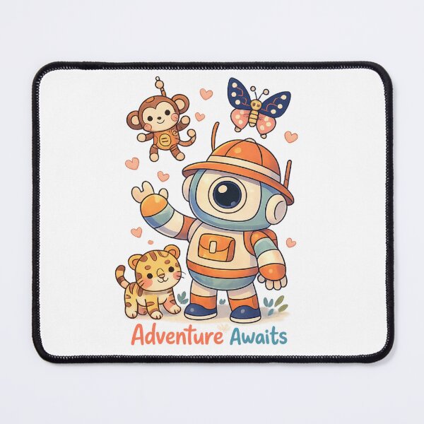 Item preview, Adventure Awaits Little Robot Explorer Design designed and sold by SoftSproutstu.