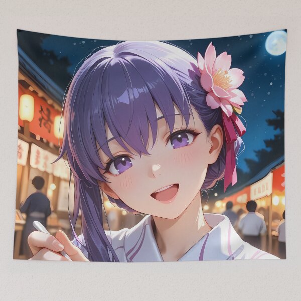 Item preview, Sakura Matou Fate Stay Night Festival Dessert Night Smile designed and sold by PMartistStudio.