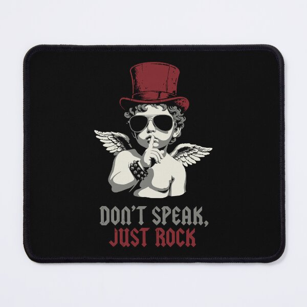 Item preview, Don't Speak, Just Rock - Rocker Cherub with Attitude designed and sold by fabiandesigns88.