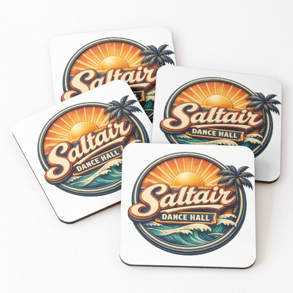 Item preview, Saltair Dance Hall Retro Sunset Waves designed and sold by Dresut.