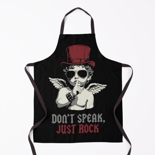Item preview, Don't Speak, Just Rock - Rocker Cherub with Attitude designed and sold by fabiandesigns88.