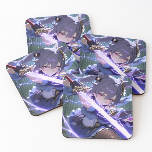 Item preview, Keqing Genshin Impact Electro Glow Intense Gaze designed and sold by PMartistStudio.