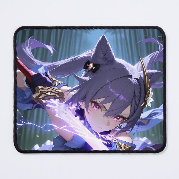 Item preview, Keqing Genshin Impact Electro Glow Intense Gaze designed and sold by PMartistStudio.