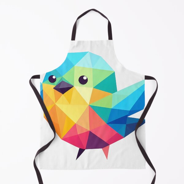 Item preview, Cute Low Poly Bird Illustration designed and sold by ekoprasetioart.