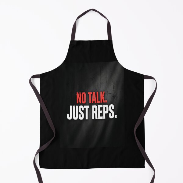 Item preview, No Talk Just Reps Gym Quote designed and sold by Divine Creations.