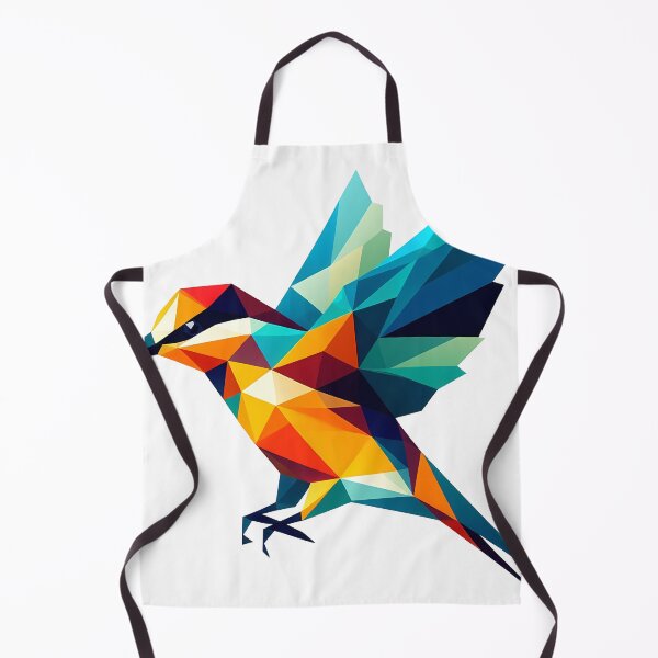 Item preview, Kingfisher Low Poly Bird Illustration designed and sold by ekoprasetioart.