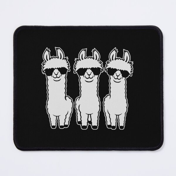 Item preview, Three Cool Llamas Row Sunglasses Funny Animal Squad designed and sold by shirt-o-mat.