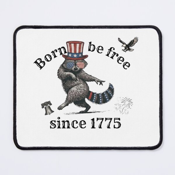 Item preview, Born Be Free Since 1775, 4th of July Shirt, USA 250th Anniversary designed and sold by MutzelArts.