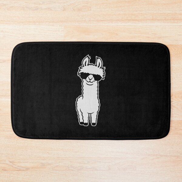 Item preview, Cool Llama Alpaca Sunglasses Smiling Funny Animal designed and sold by shirt-o-mat.
