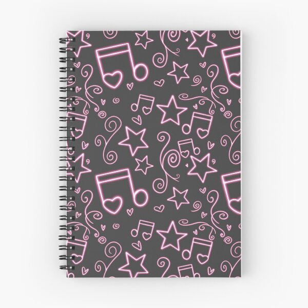 Item preview, Neon Music Notes and Stars designed and sold by DragonsHoard07.