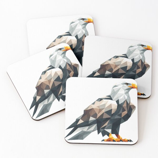 Item preview, Eagle Low Poly Illustration Design designed and sold by ekoprasetioart.