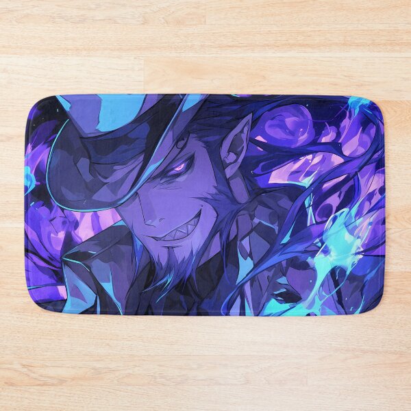 Item preview, Mephisto Pheles Blue Exorcist Top Hat Purple Glow designed and sold by PMartistStudio.