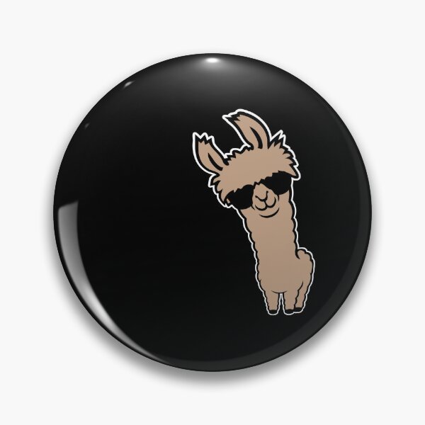 Item preview, Cool Llama Alpaca Sunglasses Smiling Funny Animal designed and sold by shirt-o-mat.