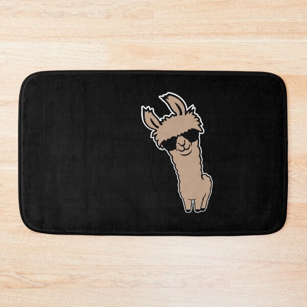 Item preview, Cool Llama Alpaca Sunglasses Smiling Funny Animal designed and sold by shirt-o-mat.