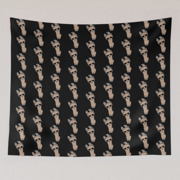 Item preview, Cool Llama Alpaca Sunglasses Smiling Funny Animal designed and sold by shirt-o-mat.