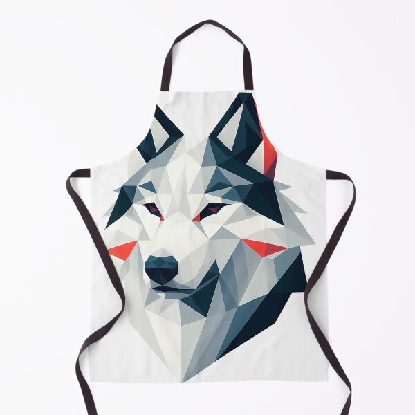 Item preview, Wolf Head Low Poly Illustration designed and sold by ekoprasetioart.