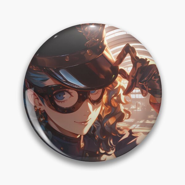 Item preview, Justine Caroline Persona 5 Officer Cap Sunbeams Arched Hallway designed and sold by PMartistStudio.