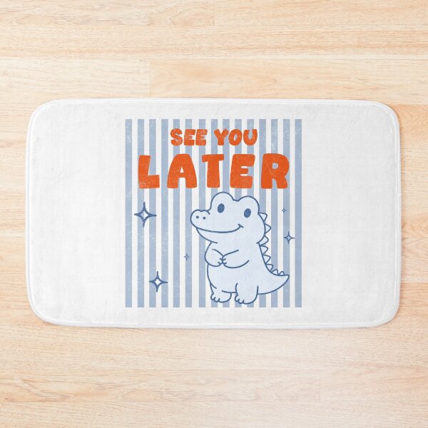 Item preview, Couquette Striped See You Later  Alligator,While Summer Break, Beach Vacation designed and sold by vintagearttee.