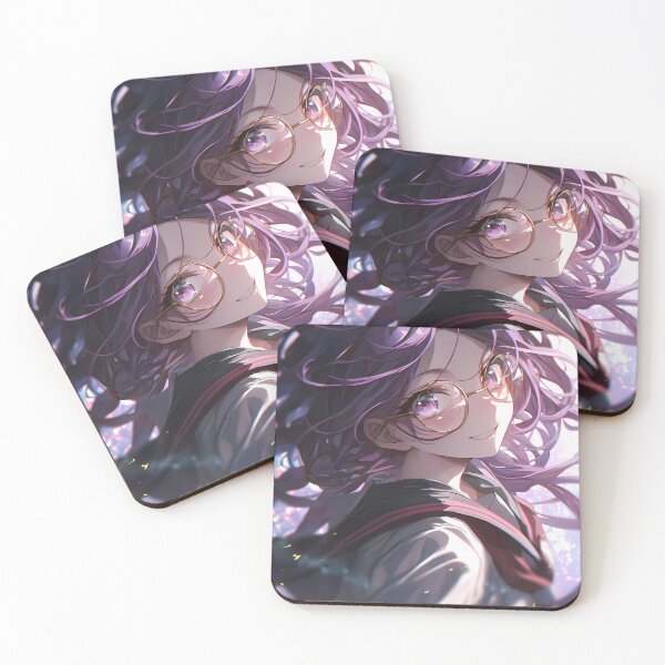 Item preview, Toko Fukawa Danganronpa Windy Glasses School Uniform Glow designed and sold by PMartistStudio.