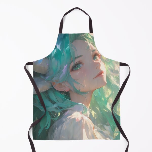 Item preview, Lucoa Miss Kobayashi Dragon Maid Dreamy Soft Light Green Hair designed and sold by PMartistStudio.