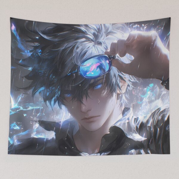 Item preview, Shinya Kogami Psycho Pass Cyberpunk Rain Neon Noir Portrait designed and sold by PMartistStudio.