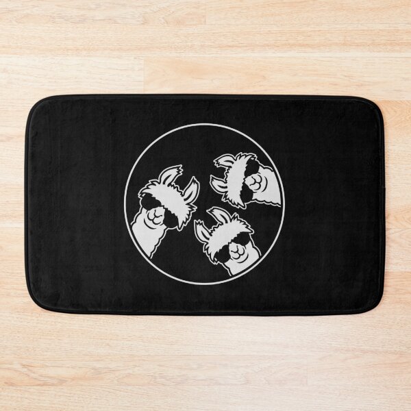 Item preview, Three Cool Llamas Sunglasses Circle Badge Funny Animal designed and sold by shirt-o-mat.