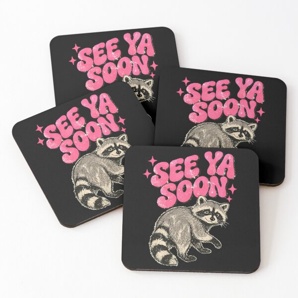 Item preview, See Ya Soon Racoon designed and sold by JODYSMORGAN.