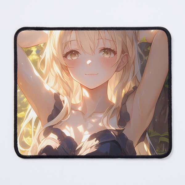 Item preview, Ais Wallenstein Danmachi Sunlit Forest Calm Blonde Warrior designed and sold by PMartistStudio.
