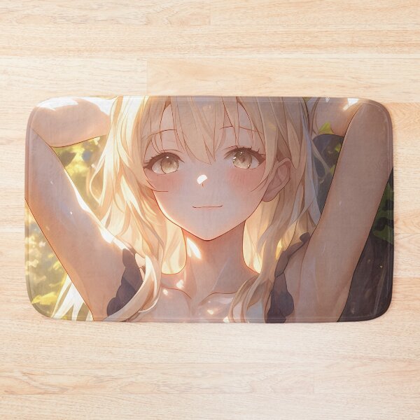Item preview, Ais Wallenstein Danmachi Sunlit Forest Calm Blonde Warrior designed and sold by PMartistStudio.