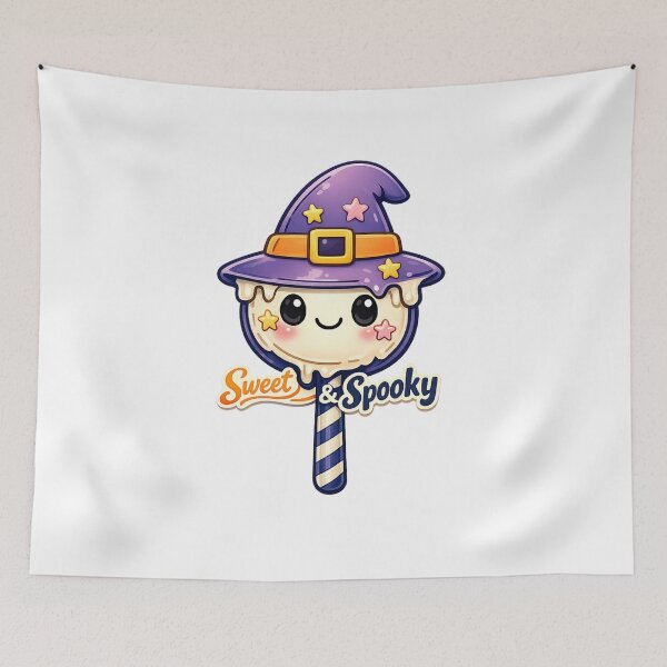 Item preview, Sweet and Spooky Halloween Lollipop Design designed and sold by SoftSproutstu.