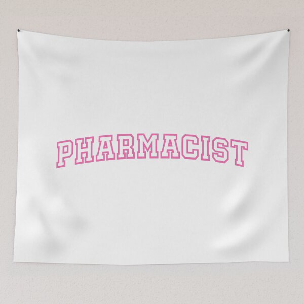 Item preview, Pharmacist - Pink Aesthetic Design Varsity Letters Embroider designed and sold by Nesstitches.