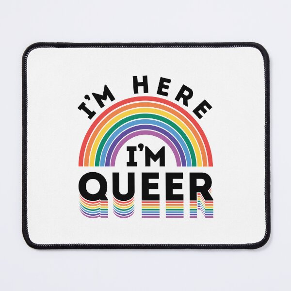 Item preview, I'm Here I'm Queer Rainbow Gay Pride Month Lesbian LGBTQ designed and sold by jaygo.