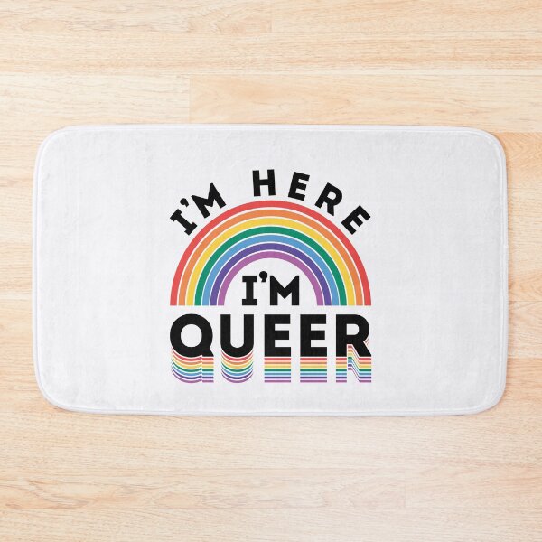 Item preview, I'm Here I'm Queer Rainbow Gay Pride Month Lesbian LGBTQ designed and sold by jaygo.
