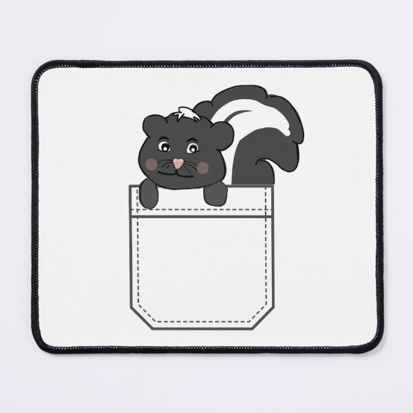 Item preview, Skunk in a t shirt pocket  designed and sold by TaraPen.