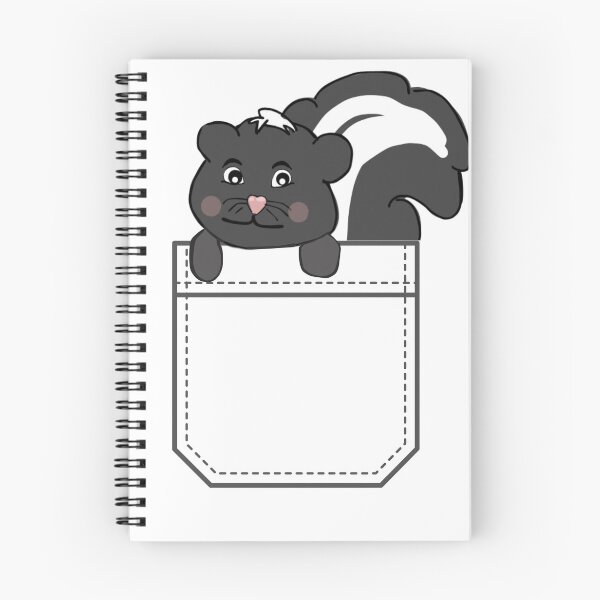 Item preview, Skunk in a t shirt pocket  designed and sold by TaraPen.