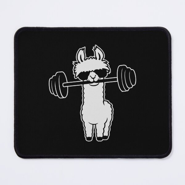 Item preview, Cool Llama Weightlifter Barbell Sunglasses Gym Funny designed and sold by shirt-o-mat.