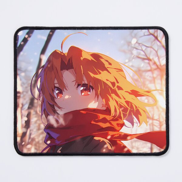 Item preview, Minori Kushieda Toradora Winter Snow Red Scarf Sunset designed and sold by PMartistStudio.