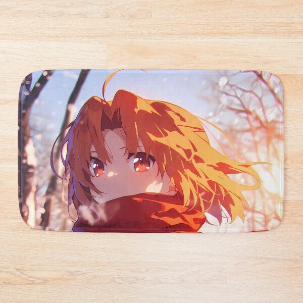 Item preview, Minori Kushieda Toradora Winter Snow Red Scarf Sunset designed and sold by PMartistStudio.