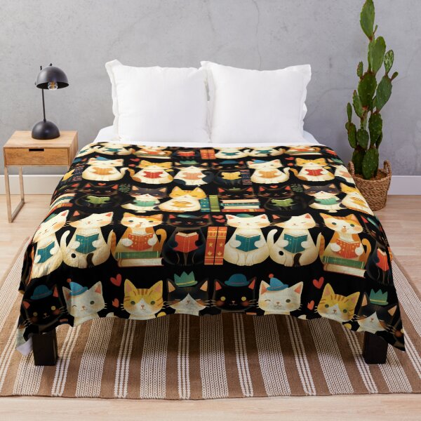Item preview, Library Cats, Cats On the Book Shelf designed and sold by xiao xuans.